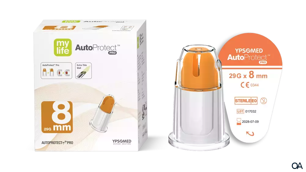mylife AutoProtect PRO Sicherheits-Pen-Nadel 8 mm | 29G / 0.33 mm mylife AutoProtect PRO Sicherheits-Pen-Nadel 8 mm | 29G / 0.33 mm
