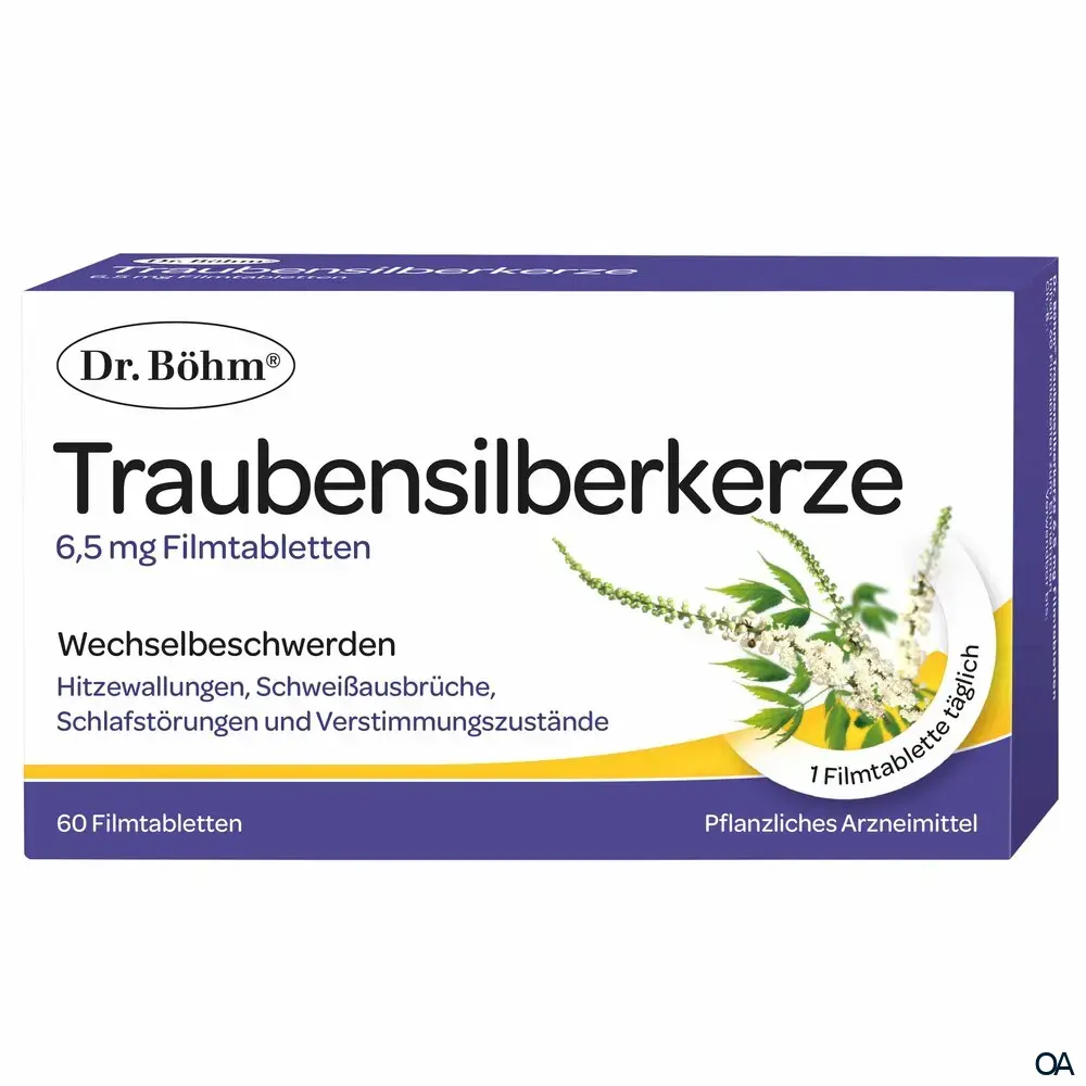 Dr. Böhm® Traubensilberkerze 6,5 mg Filmtabletten Dr. Böhm® Traubensilberkerze 6,5 mg Filmtabletten