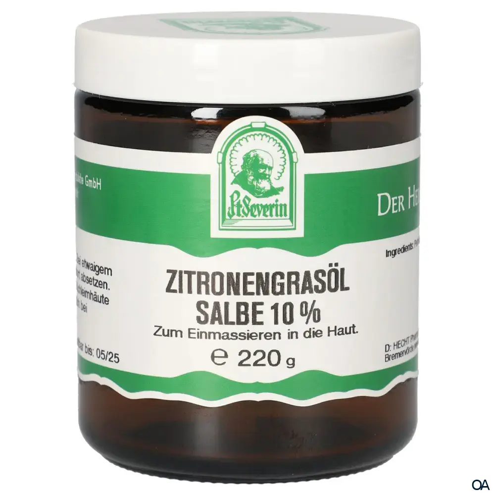 Pater Severin Zitronengrasöl 10% Salbe