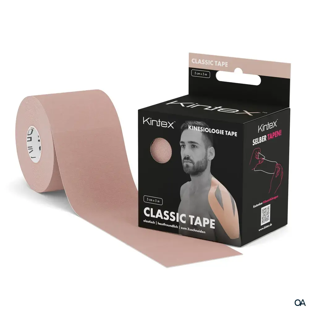 RÖWO Kintex Kinesiologisches Tape Classic Beige 5 m x 5 cm
