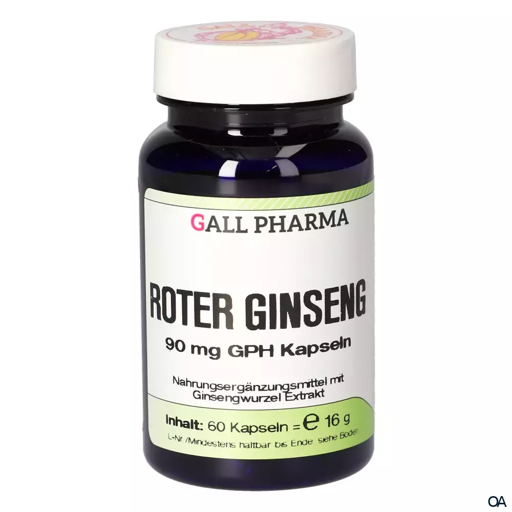Gall Pharma Roter Ginseng 90 mg Kapseln