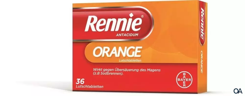Rennie® Antacidum Orange-Lutschtabletten Rennie® Antacidum Orange-Lutschtabletten