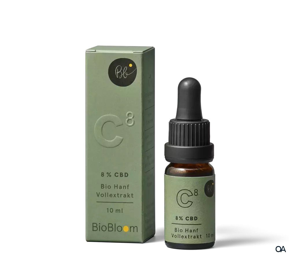BioBloom Hanf Vollextrakt 8% Bio CBD Öl