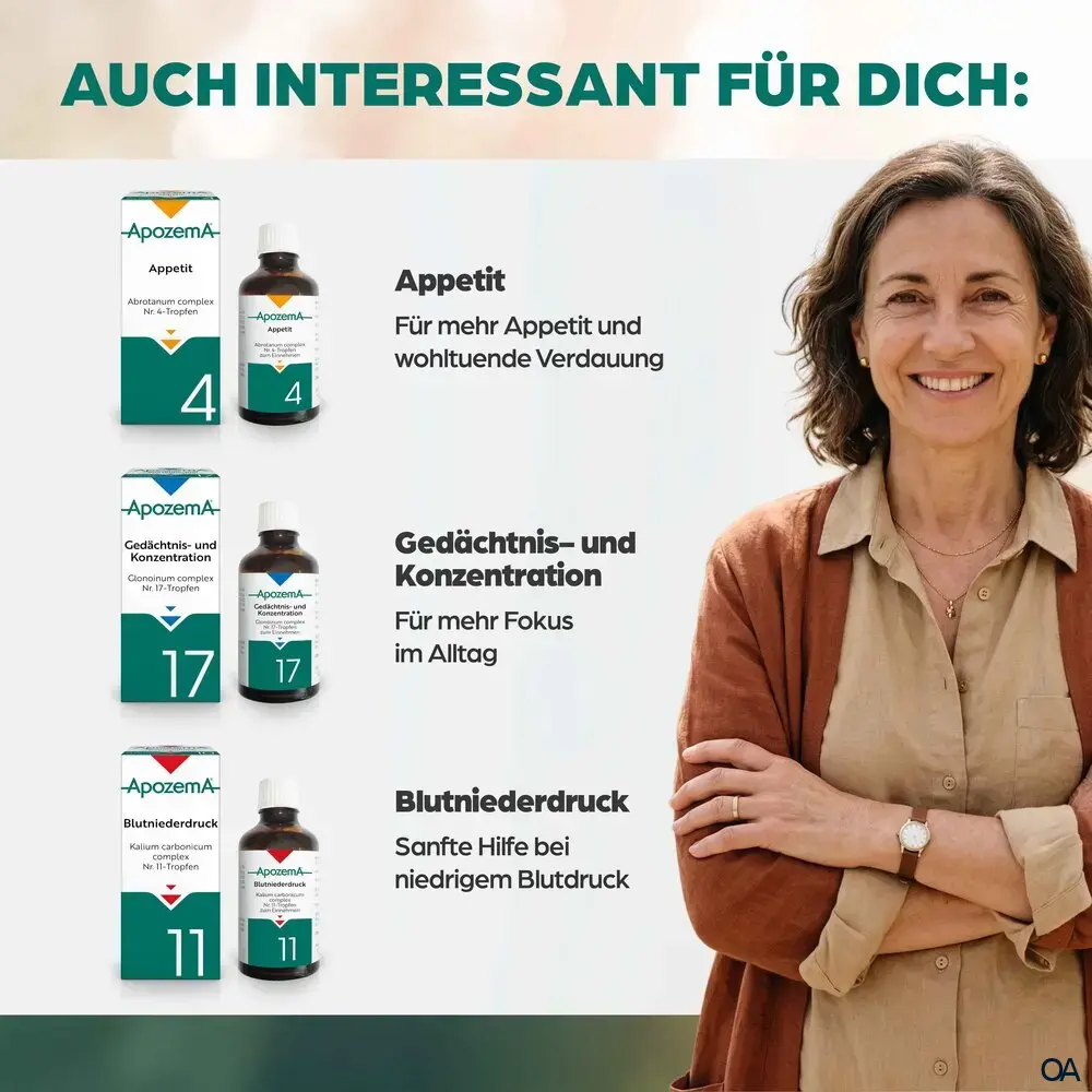 Apozema® Schwindel und Kreislauf Cocculus complex Nr. 30 Tropfen zum Einnehmen