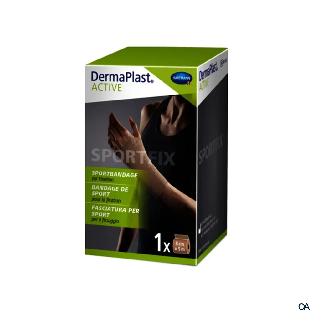DermaPlast® ACTIVE Sportfix Bandage, Hautfarben 8 cm x 5 m DermaPlast® ACTIVE Sportfix Bandage, Hautfarben 8 cm x 5 m