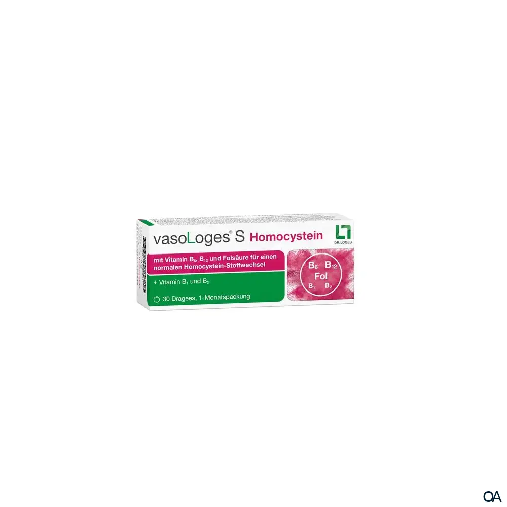 vasoLoges® S Homocystein Dragees vasoLoges® S Homocystein Dragees