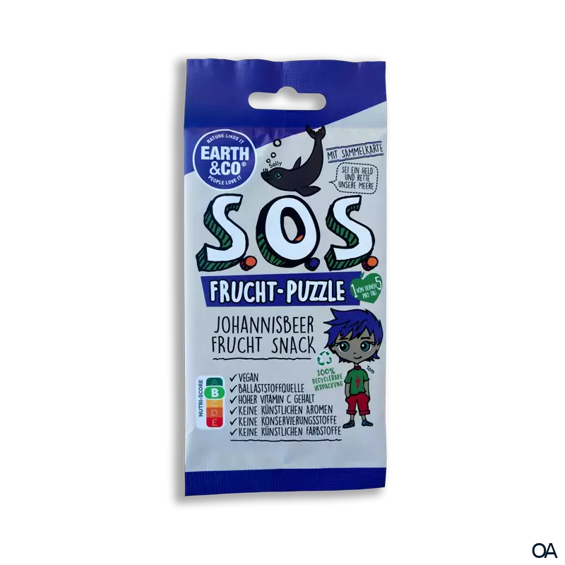 S.O.S. Frucht-Puzzle Schwarze Johannisbeere Snack S.O.S. Frucht-Puzzle Schwarze Johannisbeere Snack