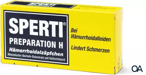 Sperti® Preparation H Hämorrhoidalzäpfchen Sperti® Preparation H Hämorrhoidalzäpfchen