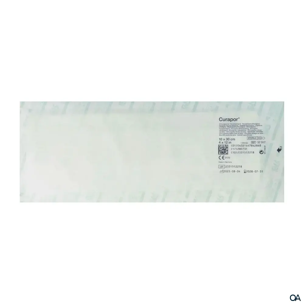 Curapor® Chirurgischer Wundverband steril, 10 x 30 cm Curapor® Chirurgischer Wundverband steril, 10 x 30 cm