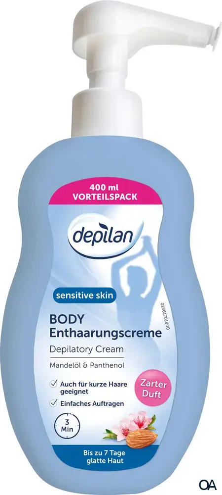 depilan Sensitive Skin Body Enthaarungscreme