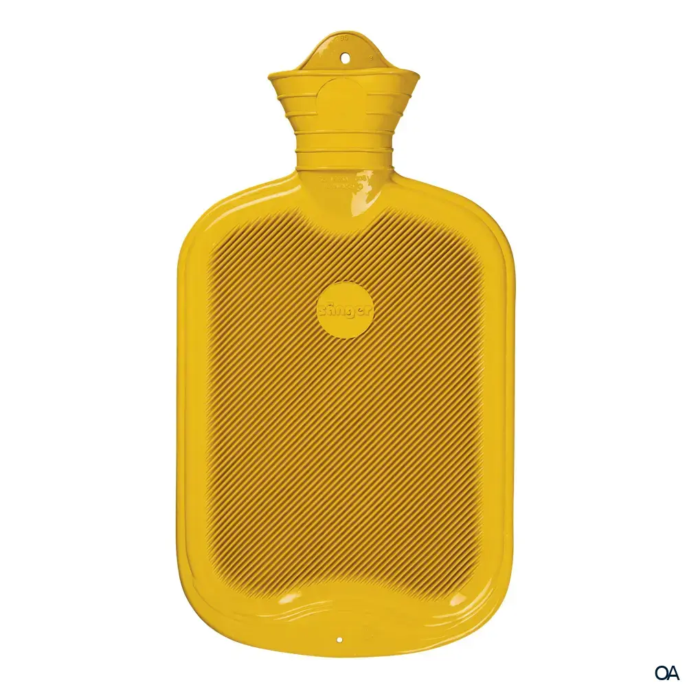 Sänger Wärmflasche Naturlatex FSC gelb - 2,0L