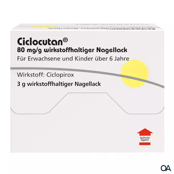 Ciclocutan 80 mg/g wirkstoffhaltiger Nagellack Ciclocutan 80 mg/g wirkstoffhaltiger Nagellack