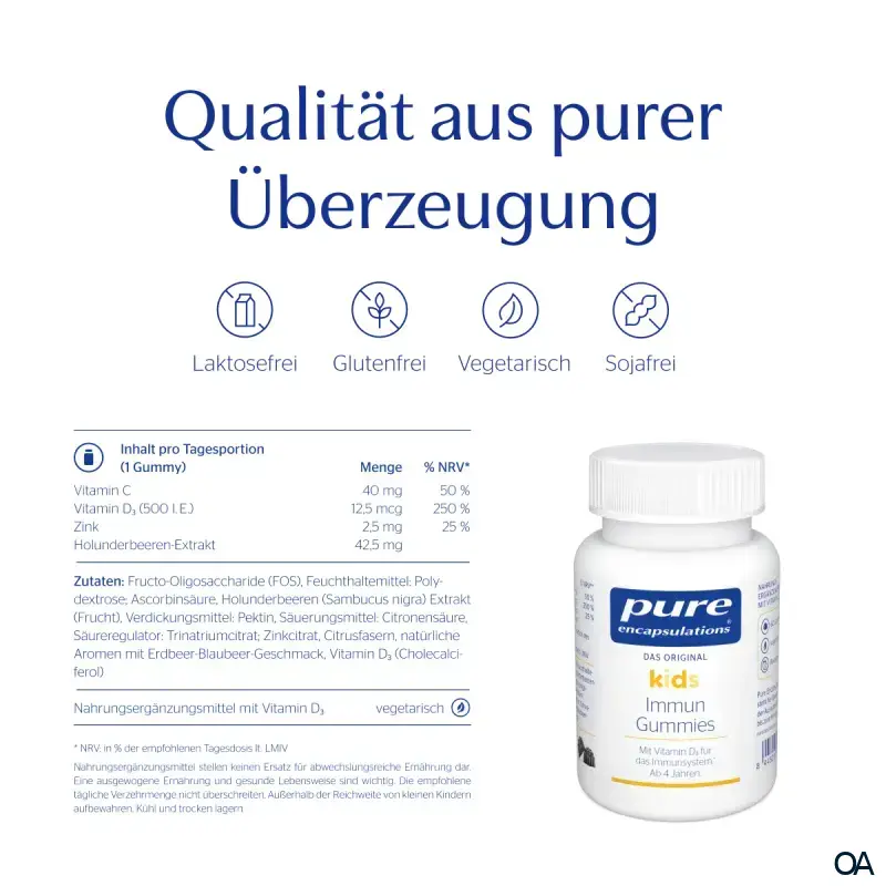 pure encapsulations® Kids Immun Gummies