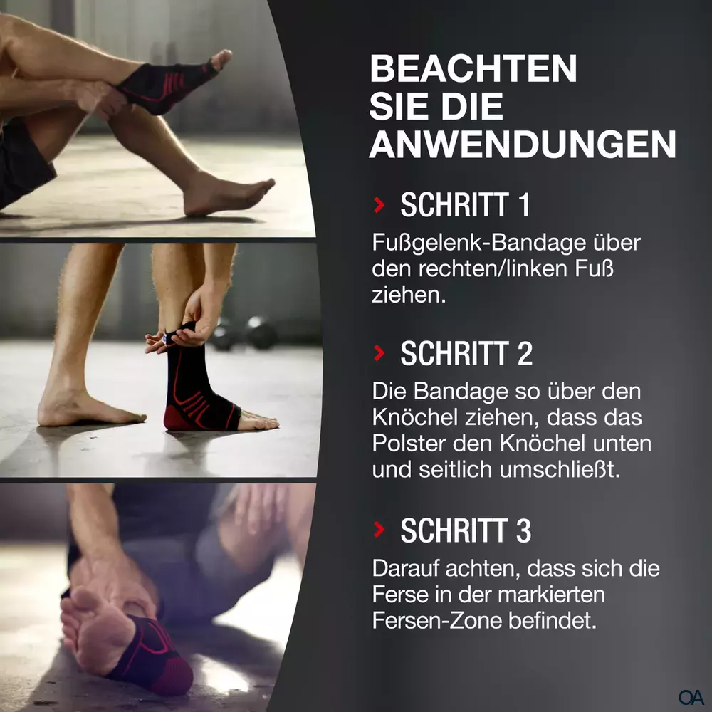 Hansaplast Performance Fußgelenk-Bandage S/M Hansaplast Performance Fußgelenk-Bandage S/M