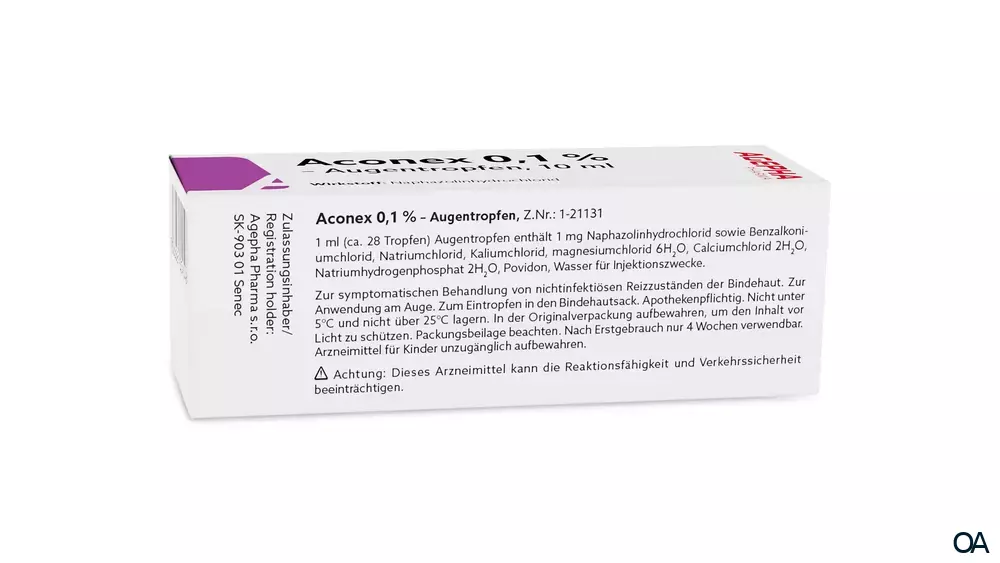 Aconex 0,1% Augentropfen Aconex 0,1% Augentropfen