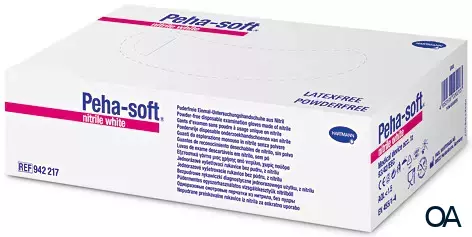 Peha-soft® nitrile white powderfree Größe XS Peha-soft® nitrile white powderfree Größe XS
