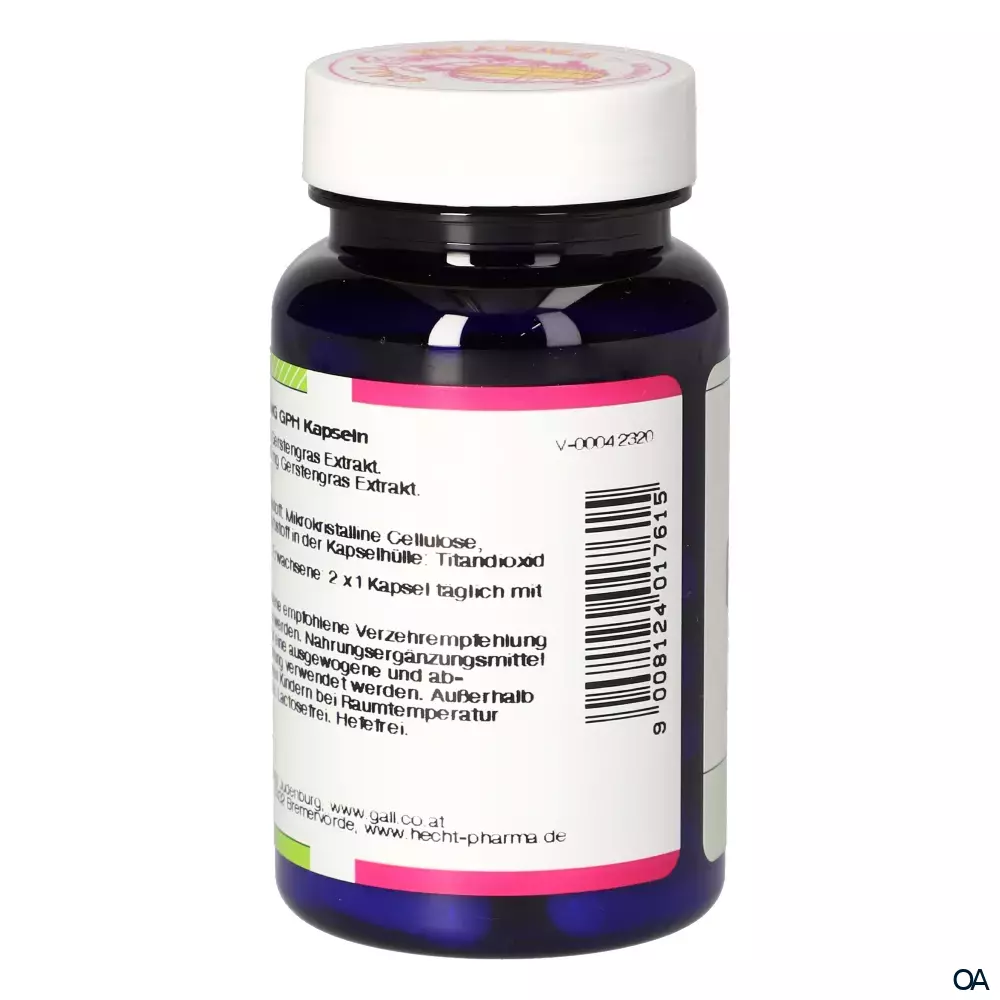 Gall Pharma Gerstengras 250 mg Kapseln Gall Pharma Gerstengras 250 mg Kapseln