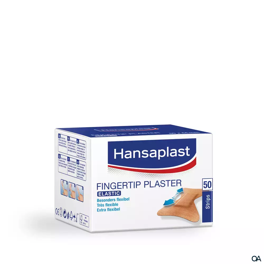Hansaplast Elastic Großpackung 5 x 4,4cm Fingerkuppenpflaster