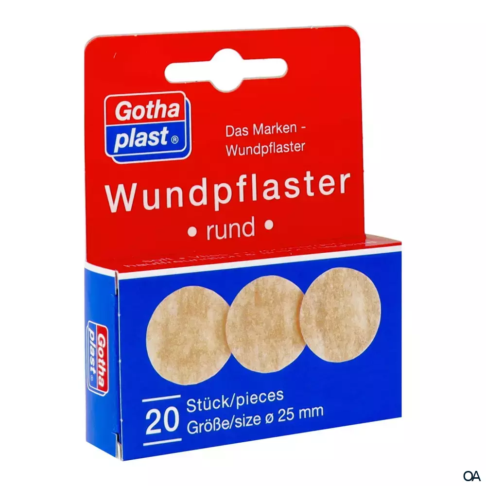 Gothaplast® Wundpflaster ø 2,5 cm soft Vlies