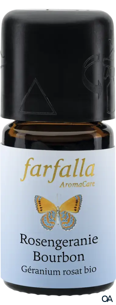 Farfalla Rosengeranie Bourbon bio Grand Cru, ätherisches Öl Farfalla Rosengeranie Bourbon bio Grand Cru, ätherisches Öl