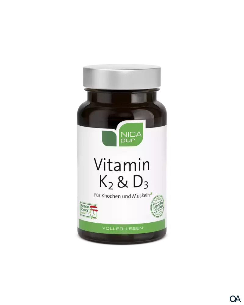NICApur Vitamin K2 & D3 Kapseln NICApur Vitamin K2 & D3 Kapseln