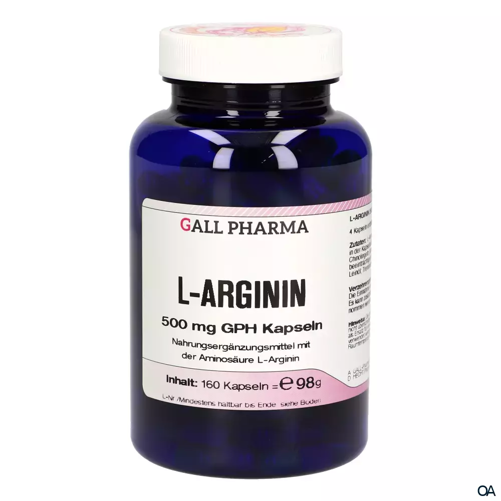 Gall Pharma L-Arginin 500 mg Kapseln