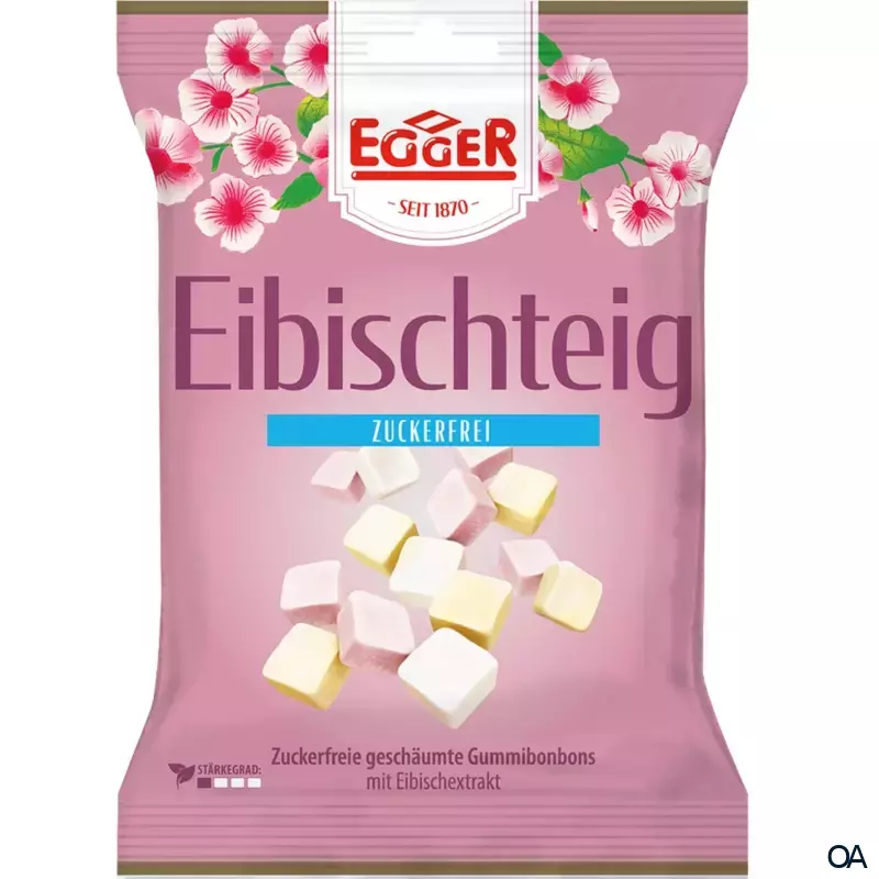 Egger Eibischteig geschäumte Gummibonbons zuckerfrei Egger Eibischteig geschäumte Gummibonbons zuckerfrei