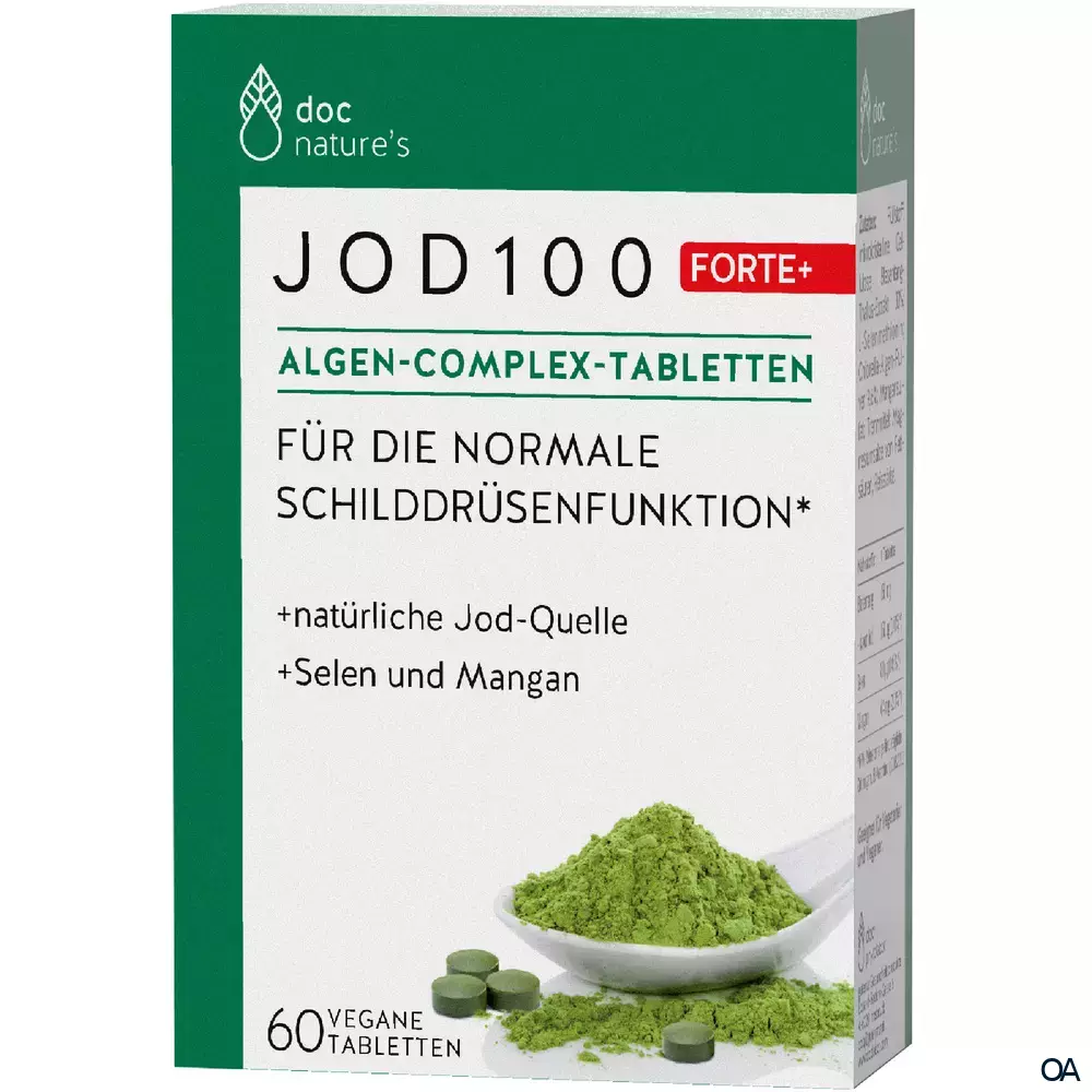 doc nature’s Jod 100 Forte + Algen-Complex-Tabletten