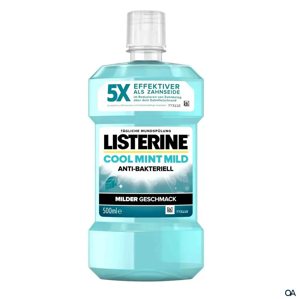 Listerine Cool Mint Milder Geschmack Mundspüllösung