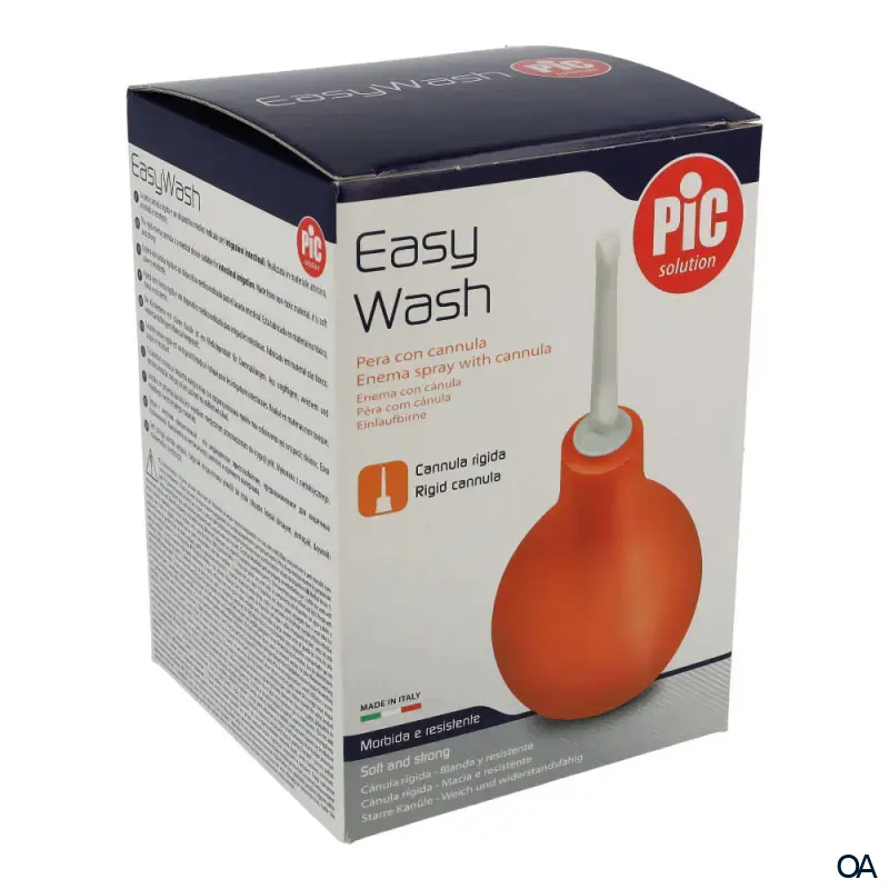 Pic Solution Easy Wash Klistierspritze + Kanüle 347 ml - birnförmig