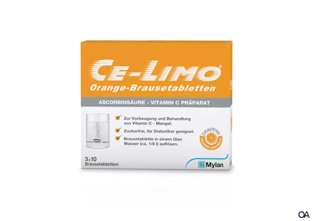 Ce-Limo® Orange Brausetabletten