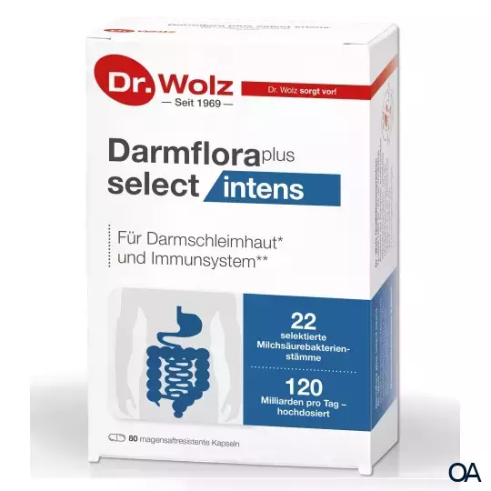 Dr. Wolz Darmflora plus select intens* Kapseln Dr. Wolz Darmflora plus select intens* Kapseln