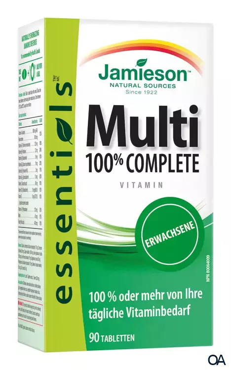 Jamieson Multi Complete Erwachsene Tabletten Jamieson Multi Complete Erwachsene Tabletten