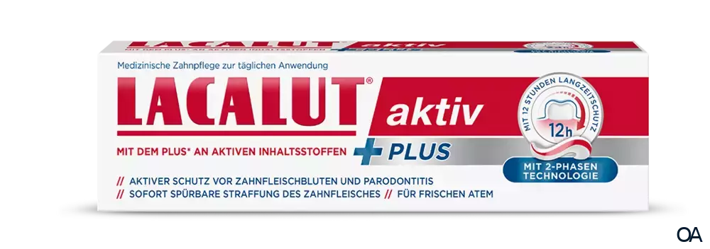 LACALUT® aktiv PLUS Zahncreme LACALUT® aktiv PLUS Zahncreme