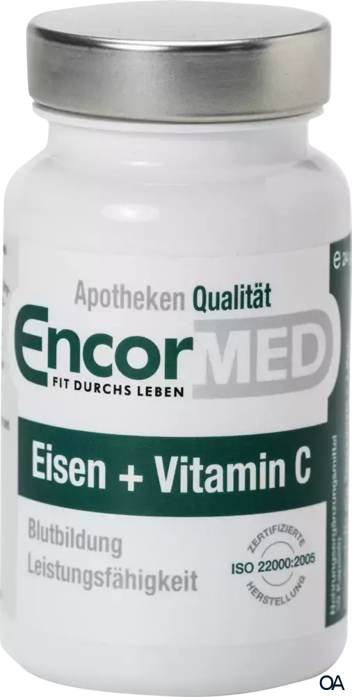 EncorMed Eisen + Vitamin C Kapseln EncorMed Eisen + Vitamin C Kapseln