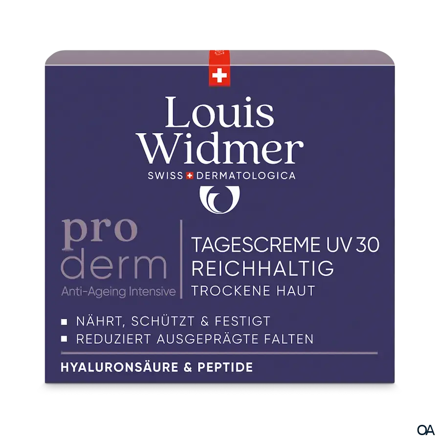 Louis Widmer proderm Tagescreme UV 30 Reichhaltig - leicht parfümiert Louis Widmer proderm Tagescreme UV 30 Reichhaltig - leicht parfümiert