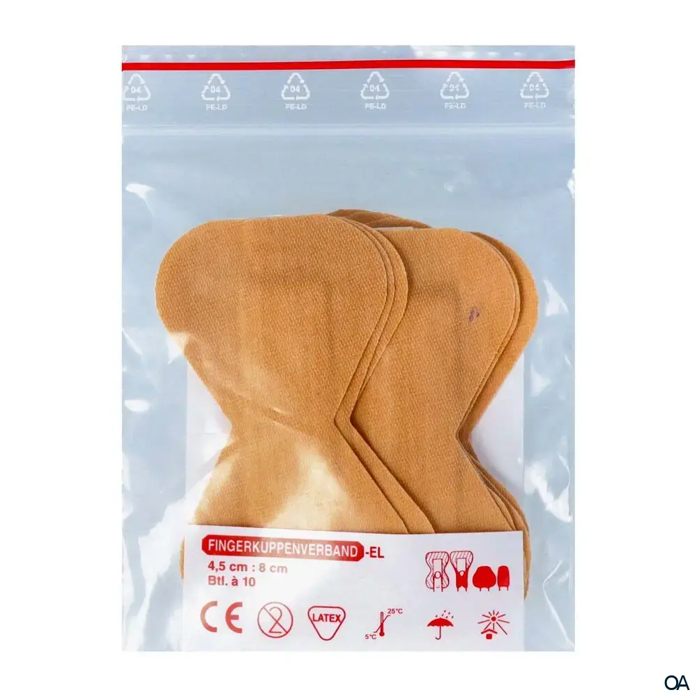 Traumaplast Fingerkuppen Pflaster Textil elastisch, 4,5 x 8 cm Traumaplast Fingerkuppen Pflaster Textil elastisch, 4,5 x 8 cm