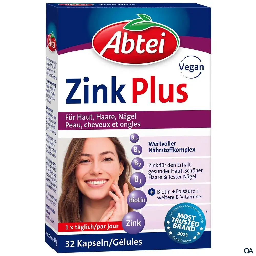 Abtei Zink Plus Kapseln Abtei Zink Plus Kapseln
