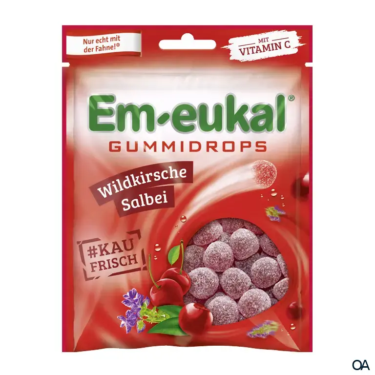Em-eukal Wildkirsche-Salbei Gummidrops