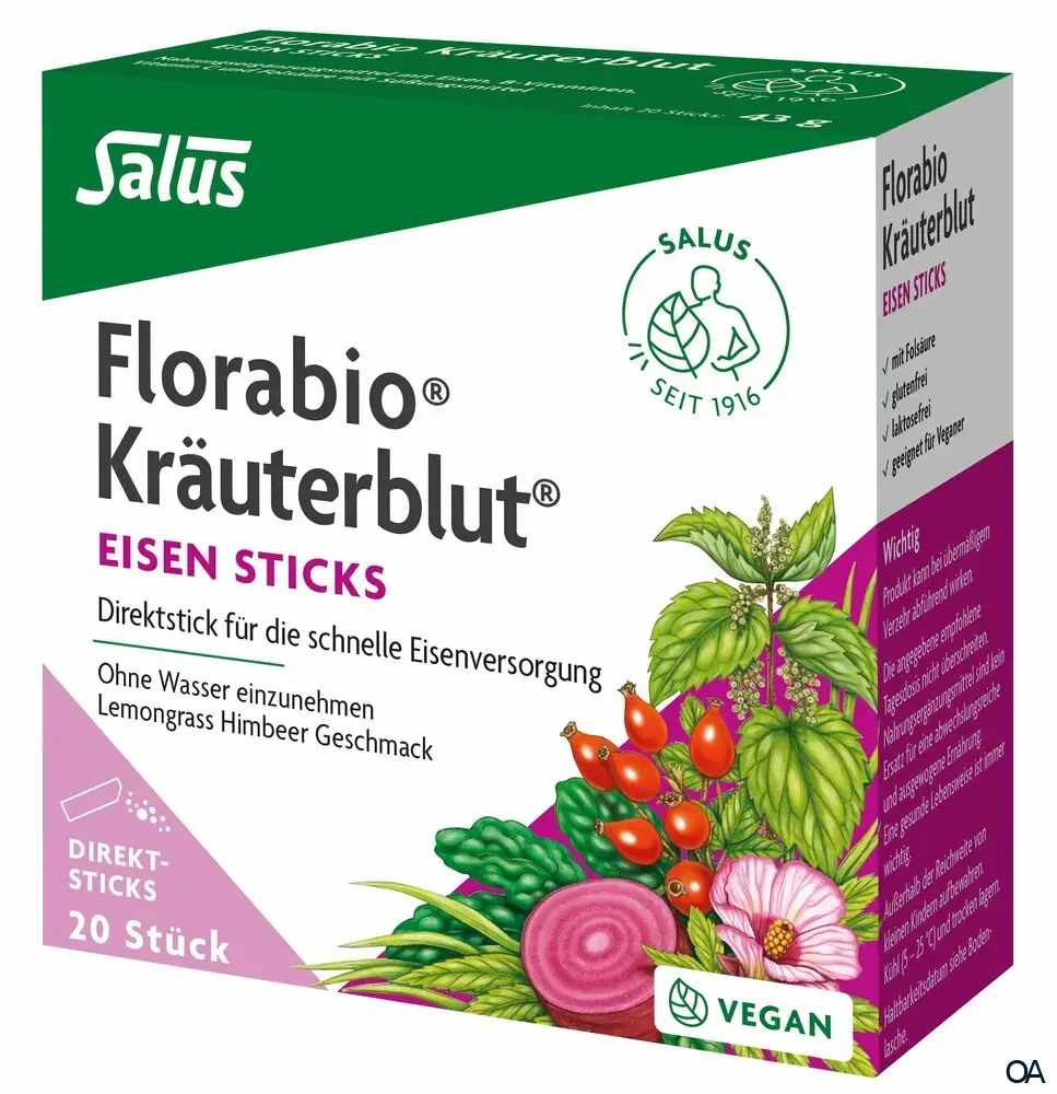 Salus Florabio® Kräuterblut® Eisen Sticks Salus Florabio® Kräuterblut® Eisen Sticks