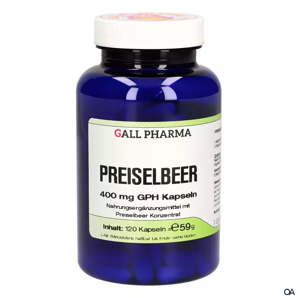 Gall Pharma Preiselbeer 400 mg Kapseln Gall Pharma Preiselbeer 400 mg Kapseln