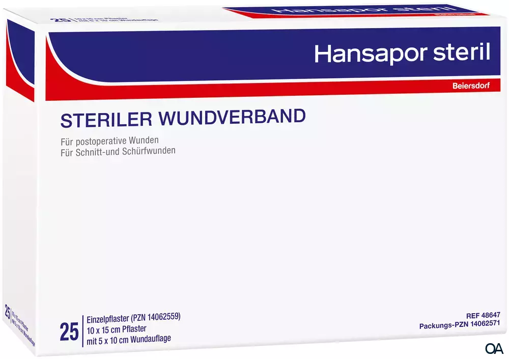 Hansapor steril Wundverband 10cm x 15cm