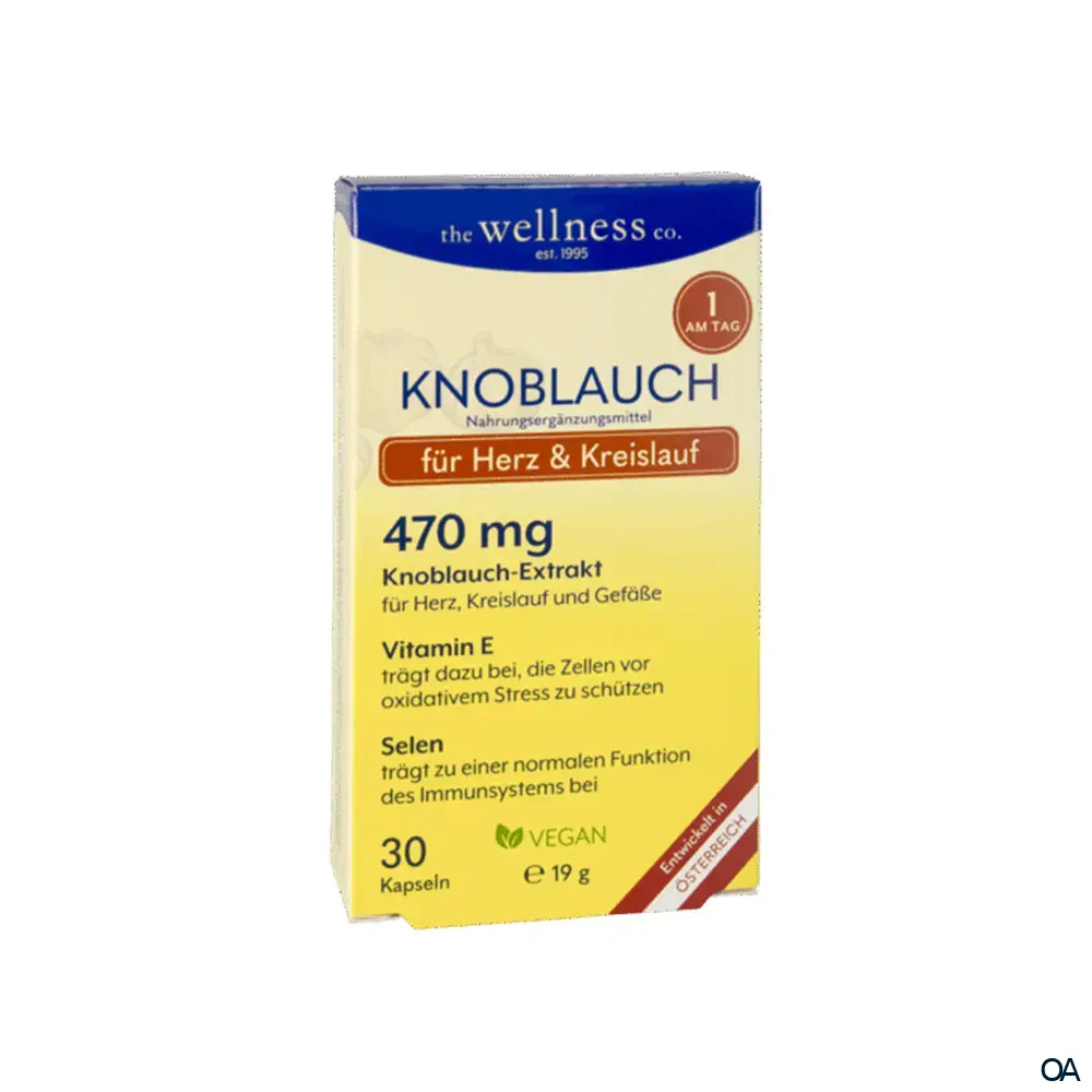 Wellness KNOBLAUCH + SELEN + VITAMIN E Dragees