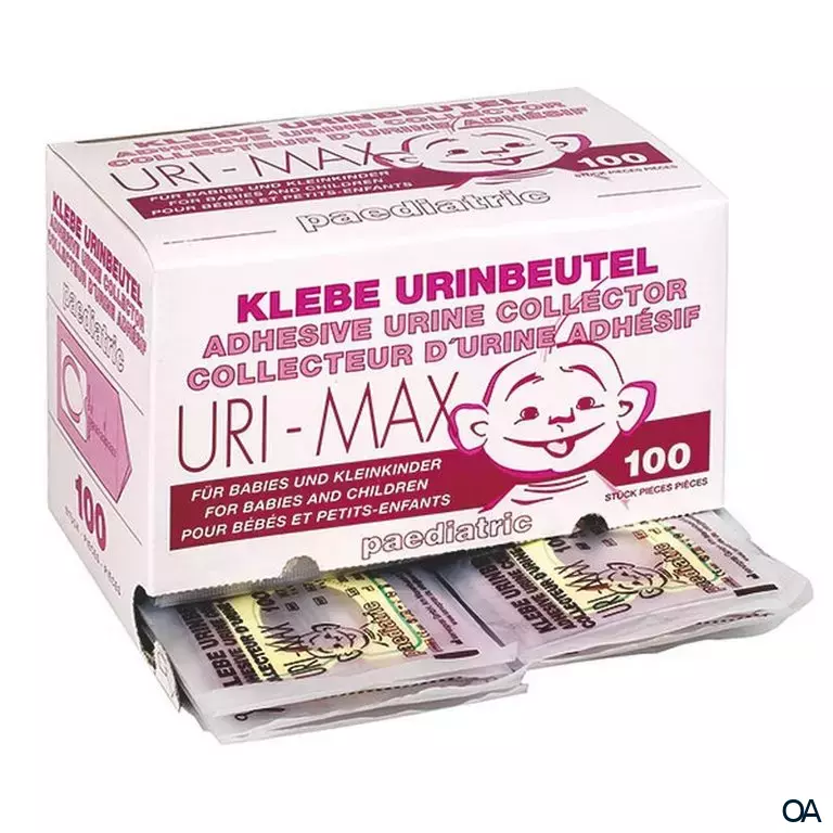URI-MAX Klebe Urinbeutel für Babies und Kleinkinder steril