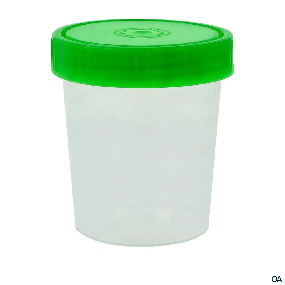 Urinbecher mit Schraubdeckel 125 ml