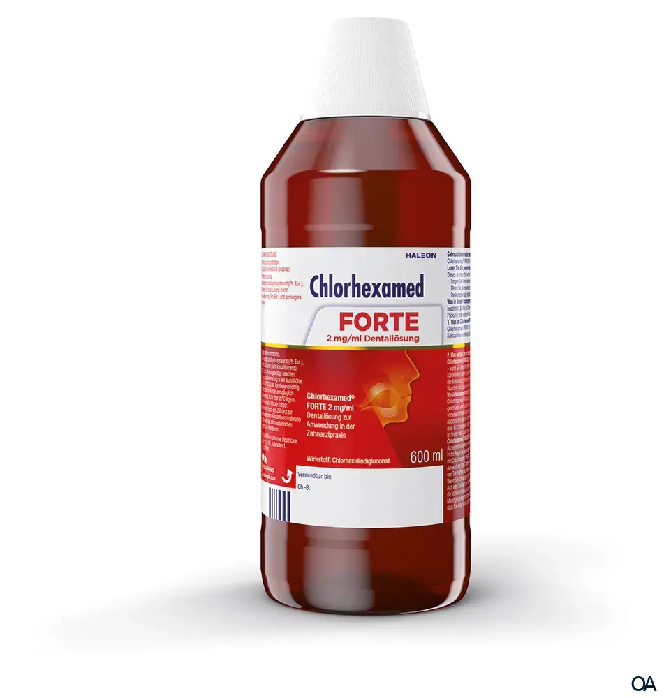 Chlorhexamed®  Forte 2 mg/ml Dentallösung zur Anwendung in der Zahnarztpraxis Chlorhexamed®  Forte 2 mg/ml Dentallösung zur Anwendung in der Zahnarztpraxis