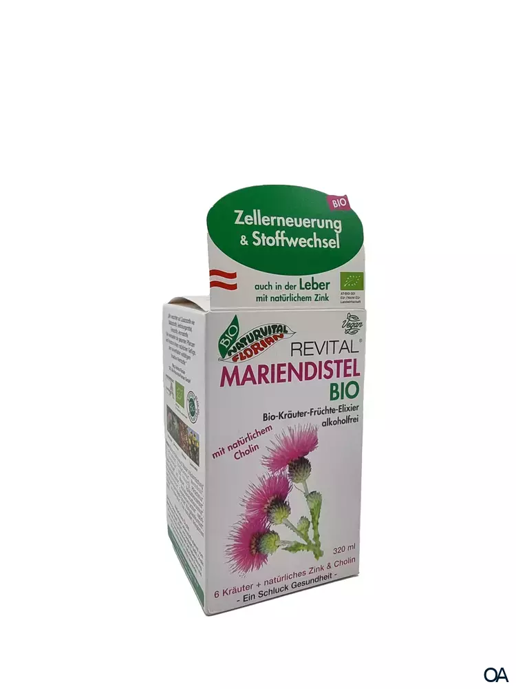 Bio Naturvital Florian Revital Mariendistel Bio Elixier Bio Naturvital Florian Revital Mariendistel Bio Elixier