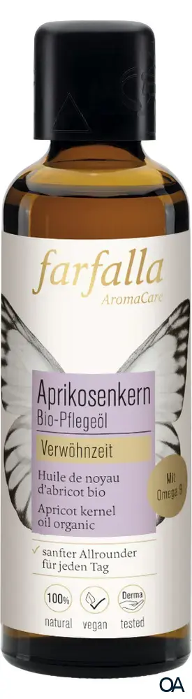Farfalla Aprikosenkern, Bio-Pflegeöl, Verwöhnzeit