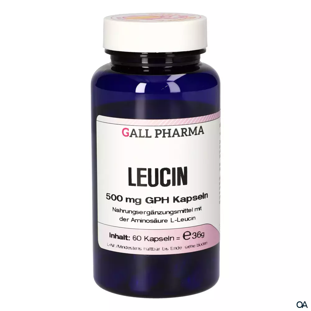 Gall Pharma Leucin 500 mg Kapseln
