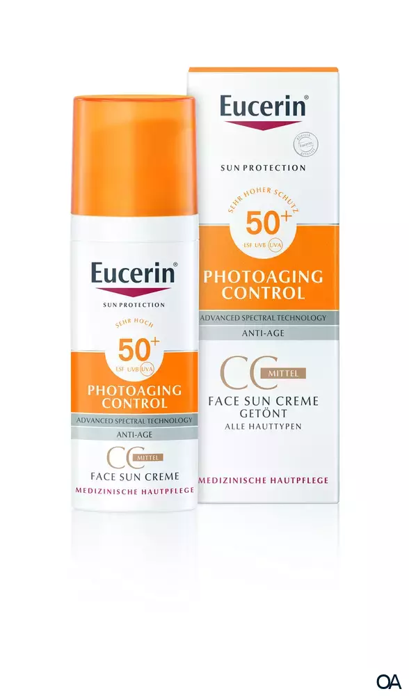 Eucerin® Photoaging Control Face Sun CC Creme getönt mittel LSF 50+